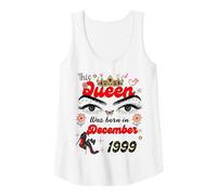 Womens This Queen was Born in December 1999 December Birthday Women Tank Top