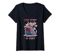 Womens This Story is Ruff V-Neck T-Shirt