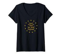 Women's This We Will Defend 76 V-Neck T-Shirt