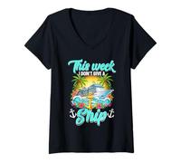 Women's This Week i Dont give a Ship V-Neck T-Shirt