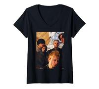 Women's Thom Yorke Radiohead Kid A Band By AJ Barratt V-Neck T-Shirt
