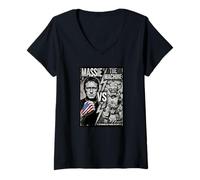 Women's Thomas Massie VS The Machine V-Neck T-Shirt