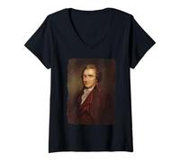 Womens Thomas Paine, American Founding Father, French Revolutionary V-Neck T-Shirt