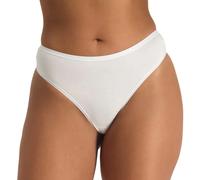 Women's thong Bamboo Basics Liz (x3) Blanc M