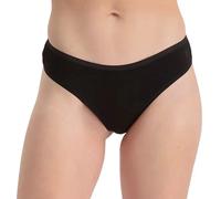 Women's thong Bamboo Basics Lola (x3) Noir S