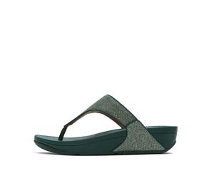 Women's Thong Sandals FitFlop Lulu Shimmerglitz Bleu 41