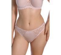 Women's thong Sassa Dotted Mesh Rose 44
