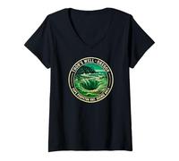 Women's Thor's Well Oregon Cape Perpetua Nature Souvenir V-Neck T-Shirt