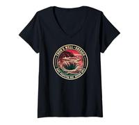 Women's Thor's Well Oregon Cape Perpetua Nature Souvenir V-Neck T-Shirt