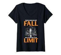Women's Those who do not Fall are not Driving to the Limit V-Neck T-Shirt