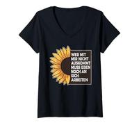Women's Those who Don't get Along with Me Still Have to Work on V-Neck T-Shirt