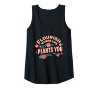 Womens Thrive where life plants you Vintage Design Tank Top