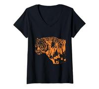 Women's Tiger V-Neck T-Shirt