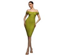 Women's tight dress Goddiva Knot Twist Vert 44