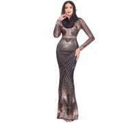 Women's tight dress Goddiva Modesty Starburst Sequin Rose 36
