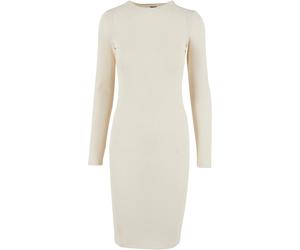 Women's tight dress Urban Classics Rib Blanc 4XL
