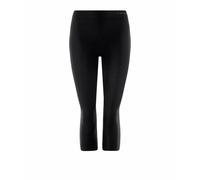 FALKE Women's Wool-Tech Light 3/4 W Ti Functional Yarn Quick Dry 1 Piece Base Layer Bottom, Black 3000, S