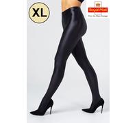 Womens 120 Denier Satin Gloss Opaque Tights, Sexy Shiny Black Pantyhose, Gatt...