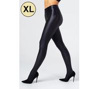 Womens Tights S - 4XL Plus Size Satin Glossy Gatta Black Brillant 120 Denier