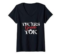 Womens Tik'ers Gonna Tok Funny Social Quote Meme V-Neck T-Shirt
