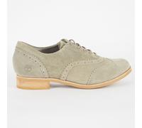 Womens Timberland Classic Oxford 8126R Greige Leather Casual Lace Up Shoes