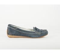 Womens Timberland Earthkeepers Caska Kiltie 3923R Blue Leather Slip On Shoes