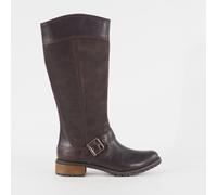 Womens Timberland EK Bethel Tall 8323A Brown Leather Side Zip Walking Boots