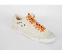 Womens Timberland EK Glstnbry 8233B Beige Leather Lace Up Trainers Casual Shoes