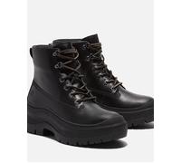 Women's Timberland Roxie Lane Mid Lace Leather Women's Black Boots - Size: 4
