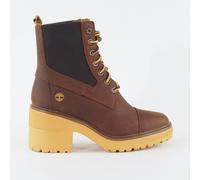 Timberland Womens Silver Blossom Mid Bootie Winter Fashion Ankle Boots - Buckthorn Brown - 5