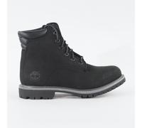 Womens Timberland Waterville 6 Inch A17VM Black Leather Lace Up Casual Boots