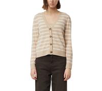 Women's Timeless Striped Cashmere Cardigan COMMA Beige 42