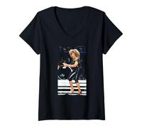 Womens Tina Turner at The NIA 50th Anniversary Tour V-Neck T-Shirt