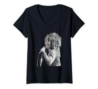 Womens Tina Turner Break Every Rule World Tour 1987 V-Neck T-Shirt
