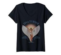 Women's Tina Turner Love Explosion Wings 1979 V-Neck T-Shirt