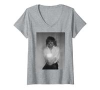 Womens Tina Turner Queen Of Rock 'N' Roll By Simon Fowler V-Neck T-Shirt