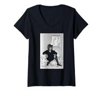 Womens Tina Turner Queen of Rock 'N' Roll V-Neck T-Shirt