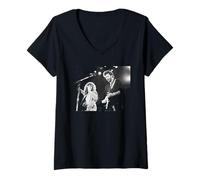 Womens Tina Turner & Special Guest Eric Clapton Live at Wembley V-Neck T-Shirt