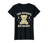 Womens Tiny Patients Big Heart Pediatric Nurse T-Shirt