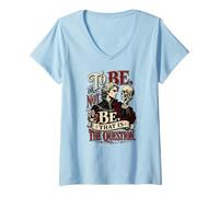 Women's to Be Or Not to Be Hamlet Quote William Shakespeare V-Neck T-Shirt