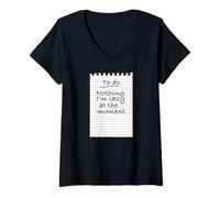 Womens To Do Nothing I'm Lazy At The Moment V-Neck T-Shirt