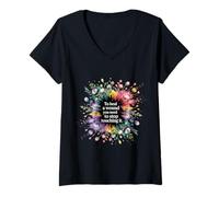 Women's to Heal A Wound You Need to Stop Touching It - V-Neck T-Shirt