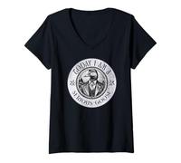 Womens Today I am a Serious Goose - Silly Goose Funny Fancy Goose V-Neck T-Shirt