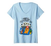 Women's Today is A Capy Day Funny Capybara Pun Seagull 1st Grade V-Neck T-Shirt