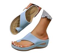 Women's Toe Separator Sandals, Orthopaedic Summer Flip Flops with Footbed, Slippers, Elegant Summer Shoes, Flip Flop, Comfortable Sandals, Barefoot Shoes, Slippers, Leisure Women's Slippers, Flip
