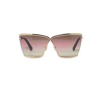 Women's Tom Ford Elle Ft0936 28F Shiny Rose Gold Sunglasses