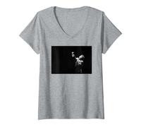 Womens Tom Jones Performing Live Liverpool Empire Theatre V-Neck T-Shirt