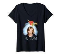 Womens Tom Petty & The Heartbreakers First Album Cover Art V-Neck T-Shirt