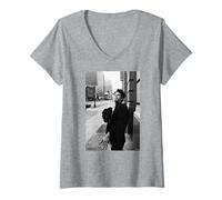 Women's Tom Waits Rain Dogs Small Change Singer By AJ Barratt V-Neck T-Shirt