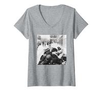 Womens Tommy Cooper Magic Prop Comedian Hat Collection 1973 V-Neck T-Shirt